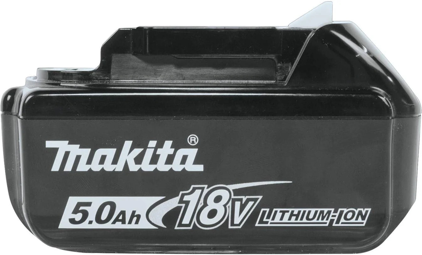 Makita BL1850 18V Li-Ion 5.0Ah Battery Pack (2-Pack) with DC18RC Charger and Storage Case – Efficient Charging and Easy Storage Solution